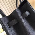 Black Knockoff Designer Hermes Birkin 35CM Tote - Image 2