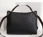 LV Mahina Beaubourg MM Hobo In Black - Image 3