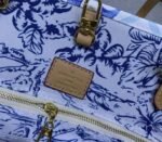 Louis Vuitton LV By The Pool Monogram Tiles Canvas Onthego MM Tote In Lagoon Blue - Image 7