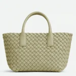Top Quality Knockoff Bottega Veneta Cabat Mini Bag In Travertine Intrecciato Lambskin