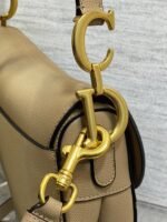Dior Saddle Bag with Strap Replica in Sand Grained Calfskin - Image 3