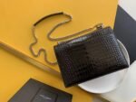 SUNSET MEDIUM CHAIN BAG IN SMOOTH LEATHER - Image 2
