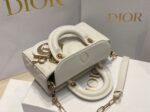 Dior Lady D-Joy Micro Bag Knockoff in White Cannage Lambskin - Image 3
