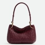Replica Bottega Veneta Clicker Small Bag Bordeaux