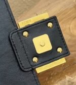 Top Quality Fake Fendi Baguette Chain Midi Bag In Black - Image 2