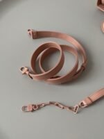 Dior Lady D-Joy Medium Bag Faux in Nude Calfskin with Diamond Motif - Image 11