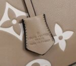 Louis Vuitton Monogram Empreinte Montaigne MM In Tourterelle Gray - Image 9