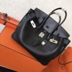 AAA Replica Black Hermes Birkin 30cm Bag - Image 4