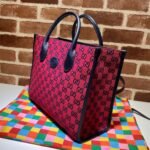 GG Multicolour small tote bag - Image 3