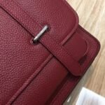 Ruby Fake Designer Hermes Steve Messenger Bag - Image 3