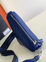Prada Triangle Shoulder Bag Replica in Blue - Image 2