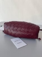 Fake Bottega Veneta Mini Pouch with Strap Bordeaux - Image 8