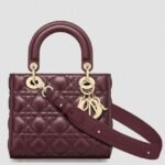 Dior Small Lady Dior My ABCDior Bag Fake in Burgundy