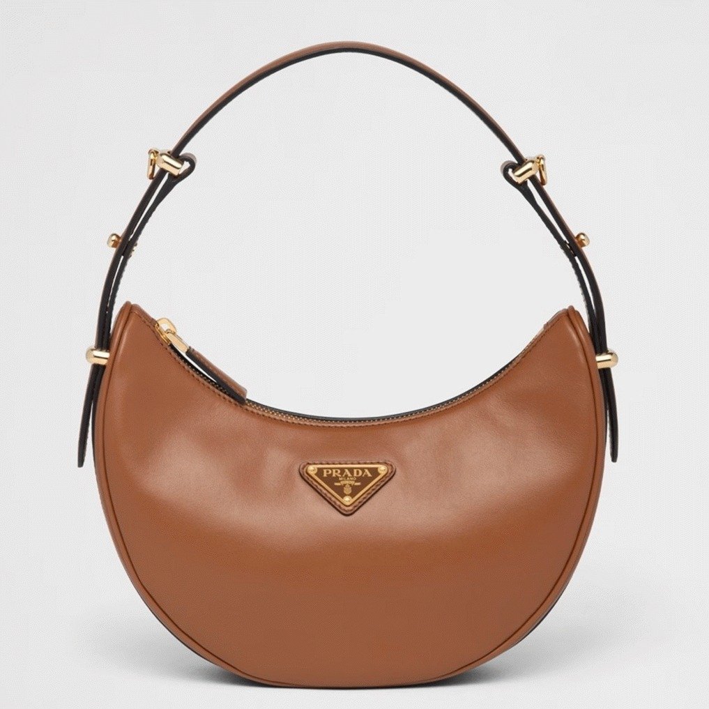 49286A27-F8D9-907D-24D8-60BCF4B617F1.jpg Brown Prada Arque Shoulder Bag Replica - Image 1