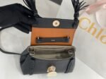 Top Quality Fake Chloe Penelope Mini Shoulder Bag in Black Grained Calfskin - Image 3
