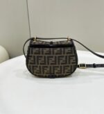 Top Quality Fake Fendi C’mon Small Bag in FF Jacquard Fabric - Image 7