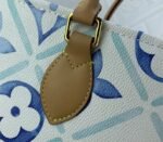 Louis Vuitton LV By The Pool Monogram Tiles Canvas Onthego MM Tote In Lagoon Blue - Image 5