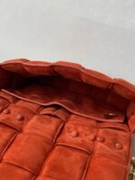 Top Quality Faux Bottega Veneta Chain Cassette Bag In Maple - Image 8