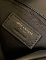 PUFFER MEDIUM CHAIN BAG IN DENIM AND SMOOTH LEATHER - Image 3