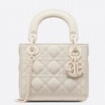 Dior Lady Dior Mini Chain Bag Fake in White
