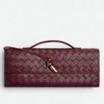 Replica Bottega Veneta Andiamo Clutch with Handle Barolo