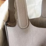 Tourterelle faux designer Hermes Picotin Lock 22cm handbag - Image 4