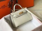 Hermes Kelly Mini II Bag Replica in White - Image 3