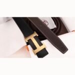 Chocolate clemence fake Hermes H belt buckle - Image 2