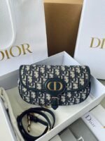Dior Bobby East-West Bag Knockoff in Blue Dior Oblique Jacquard - Image 7