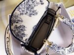 Dior Lady D-Lite Medium Bag Knockoff in Blue Multicolor Rêve d Infini Embroidery - Image 2