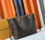 Louis Vuitton Neverfull Bandouliere Inside Out MM Tote In Monogram Canvas And Brown Leather - Image 3