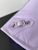 Knockoff Balenciaga Le City Small Bag Lilas Arena Lambskin - Image 5