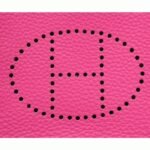 Rose Red Evelyne II TPM Messenger Bag Fake Luxury Hermes Pop Color - Image 3