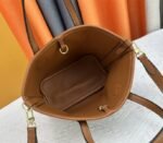 Louis Vuitton Neverfull Bandouliere Inside Out BB Tote In Monogram Canvas And Brown Leather - Image 8