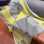 Top replica Hermes Ithaque blanket in tilleul wool and cashmere - Image 4