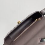 Fake Bottega Veneta Mini Andiamo Cross-Body Bag Barolo - Image 9