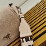 Prada Flap Shoulder Bag Replica in Light Pink - Image 2