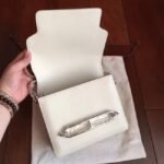 Ivory cheap replica Hermes Mini Sac Roulis handbag - Image 8