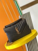 Replica Saint Laurent College Medium Chain Bag Noir - Image 7