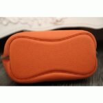 Orange Leather Replica Designer Hermes So Kelly 22cm Vibrant Handbag - Image 4