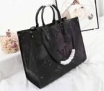 Louis Vuitton Monogram Empreinte Giant Onthego GM Tote In Black - Image 2