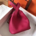 Peach knockoff Hermes Picotin Lock 22cm handbag - Image 6
