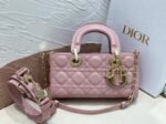 Dior Lady D-Joy Small Bag Fake in Peony Pink - Image 6