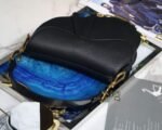 Dior Saddle Bag Fake in Black Grained Calfskin - Image 2