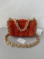 Top Quality Faux Bottega Veneta Chain Cassette Bag In Maple - Image 2