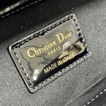 Dior Lady D-Joy Medium Bag Faux in Black Patent Cannage Calfskin - Image 4