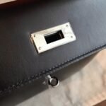 Black Replica Hermes Kelly Retourne 28cm Everyday Tote - Image 4