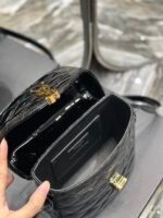 JUNE BOX BAG IN QUILTED PATENT LEATHER - Image 7