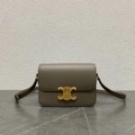 Top Quality Fake Celine Triomphe Teen Bag In Grey - Image 5