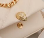 Knockoff Bvlgari Serpenti Cabochon Small Bag White Leather - Image 9